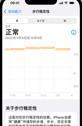 锡山iPhone手机维修如何在iPhone开启'步行稳定性通知'