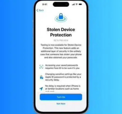 锡山苹果授权维修店分享被盗设备保护功能开启方法 