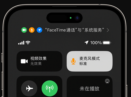 锡山苹果授权维修网点分享iPhone在通话时让你的声音更清晰 